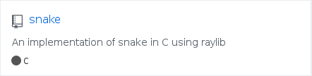ced4rtree/snake - GitHub